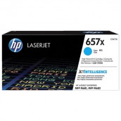 Картридж лазерный HP (CF471X) Color LJ M681dh/M681f/M682z, №657X, голубой, оригинальный, 23000 страниц