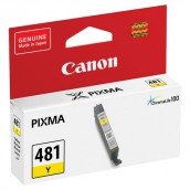 Картридж струйный CANON (CLI-481Y) для PIXMA TS704/TS6140, желтый, ресурс 257 страниц, оригинальный, 2100C001